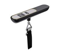 Báscula para equipaje | 50 kg dispositivos de pesaje con gancho y pantalla LCD | Báscula pesa maletas | para senderismo, casa, avión, outdoor, road trip, camping