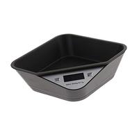 Báscula para Mascotas Pequeñas Electrónica con Bowl Incorporado Y Bandeja Fácil de Limpiar Rango Cinco Mil Gramos Apta para Pesar Aves Pájaros H, Negro