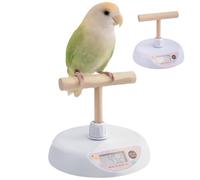 Báscula para Pájaros, Báscula para Loros con Barra En Forma De T, Pantalla HD, Medición Máxima: 500 G, Visualización Mínima: 0,1 G, Soporte De Entrenamiento para Pájaros para Controlar Su Salud