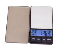 Báscula pequeña para café con temporizador, báscula digital portátil de bolsillo para preparar café espresso, báscula de alta precisión de 1000 g/0,1 g con función de tara para uso en la cocina, café