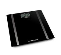 Báscula personal electrónica Esperanza EBS018K 180 kg vidrio templado negra LCD
