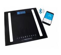Báscula personal Esperanza EBS016K electrónica cristal negro Bluetooth IMC 180 kg