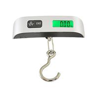 Báscula portátil con pantalla LCD digital electrónica para colgar equipaje, maleta de viaje, balanza de peso de equipaje de 110 libras/50 kg, báscula portátil de peso digital para paquetes, báscula