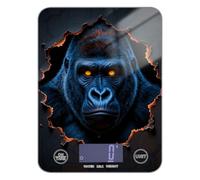Báscula portátil de alimentos para cocina, 5 kg/5,10 g, 3D Gorilla Breaking Wall