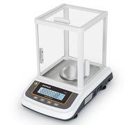 Bascula Precision 0.001g, Bascula Digital de Laboratorio Altamente Precisa Equipada con una Protección Contra el Viento paraLa Industria Ia Cocina Los Alimentos el Pesaje y Conteo de Joyas 500gx0.001g