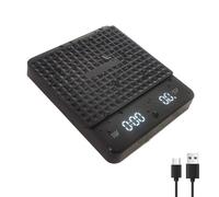 Báscula profesional de vertido sobre café, medición precisa de 0,1 g, temporizadores integrados, goteo de alta precisión para el hogar, pequeño vertido con temporizadores