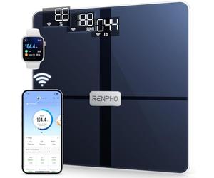 Báscula RENPHO Wi-Fi, báscula de grasa corporal conectada por Bluetooth, 13 mediciones Análisis de composición corporal y monitor de salud, Elis Aspire