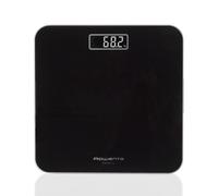 Rowenta Báscula de baño Premiss 2.0, pantalla LCD fácil de leer, capacidad de 160 kg, color negro, BS1800V0