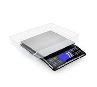 Básculas de cocina, Báscula De Cocina Alta Precisión 3 Kg/5 Kg/10 Kg, 0,1 G, For Alimentos Y Café, Electrónica, Resistente Al Agua, Con Bandeja 50,para oficina escuela hogar(5kg rechargable)