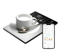 Básculas de Cocina Inteligentes con Función de Análisis Nutricional, Te ayuda a perder peso fácilmente y a controlar tu dieta, Panel de Acero Inoxidable/Pantalla TFT/5 Unidades de Medida/Auto Tara