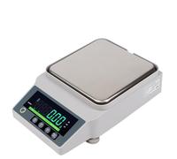 Básculas de laboratorio digital, 5000g X 0.01g Balanza analítica de laboratorio Báscula de cocina, LCD retroiluminada digital joyería oro peso precisión equilibrio electrónico (10 kg 0.1G)