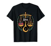 Básculas del Signo del Zodiaco Libra Astrología aérea Fecha de Nacimiento Armonía Camiseta