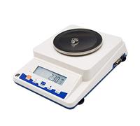 Básculas electrónicas 3100 g x 0,1 g Balanza analítica de Laboratorio de precisión Digital Bandeja de pesaje de Acero Inoxidable LCD retroiluminada (2100 g * 0,1 g)