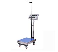 Básculas electrónicas, báscula de Altura y Peso, báscula Digital de médico a Nivel de Ojo, báscula médica Digital de Doctor (205 kg con Ruedas de Altura)
