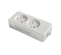 Base 2T sin cable, sin interfaz; ideal para montajes eléctricos y conexiones seguras en instalaciones residenciales.