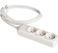 Base 3T con Cable sin Interruptor, diseño Compacto, Ideal para Aumentar Puertos de conexión y optimizar la organización eléctrica.