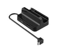 Base 6 en 1 compatible con Valve Steam Deck: 3 puertos USB 3.0, HDMI 4K a 60 Hz, Gigabit Ethernet, alimentación PD de 60 W.