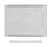 Base acrílica a prueba de deslizamiento, base fácil de instalar, 28 x 25 cm, fijación segura para bordes de mármol, plataforma de máquina Machi Secure