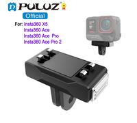Base adaptadora magnética de liberación rápida PULUZ para cámaras de acción deportivas Insta360 X5 / X4 Air / Ace Pro / Ace Pro 2, soporte de ABS.