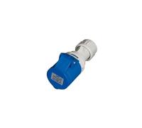 Base aérea industrial 3P azul (2P+T) 16A, IP44, voltaje 220-240V enchufe de potencia para instalaciones eléctricas