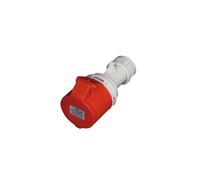 Base aérea industrial 5P roja (3P+T+N) 16A, IP44, voltaje 220-240V enchufe de potencia para instalaciones eléctricas