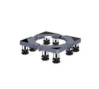 Base ajustable para electrodomésticos con 4 patas y bandejas de suelo, soporte multifuncional para secadora y refrigerador, se extiende de 40 a 65 cm, solución de soporte duradera y estable