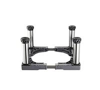Base ajustable para lavadora, base universal para dormitorio, soporte para nevera, longitud y ancho ajustable de 40 a 65 cm, base de lavadora con bandejas de nevera de 4/8/12 pies, altura de soporte
