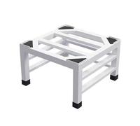 Base ajustable para lavadora, soporte universal móvil para lavadora, secadora, refrigerador y congelador (45 x 68 cm), color blanco resistente, 55 x 55 x 30 cm