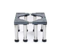 Base ajustable para refrigerador, 45-70 cm, extensible, altura 29-32 cm, antivibración, carga de 300 kg, para lavadora, secadora, congelador, aire acondicionado