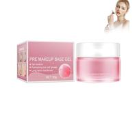 Base alisadora, base de maquillaje facial, 30 g, crema facial hidratante en gel, suaviza las arrugas y prolonga la fijación del maquillaje, textura en gel e hidratantes, efecto inmediato