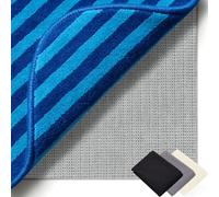 Base Antideslizante Alfombra 190 x 300 cm Multiusos de PVC, Lavable, Cortable, Reutilizable y sin Olores, Alfombra Antideslizante Suelo Adecuado para Parqué O Baldosas, Gris marrón