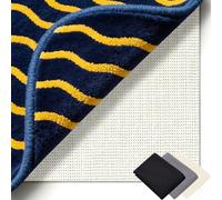 Base Antideslizante Alfombra 205 x 290 cm Multiusos de PVC, Lavable, Cortable, Reutilizable y sin Olores, Estera de Agarre de Alfombra Adecuado para Parqué O Baldosas, Blanco