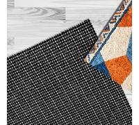 Base Antideslizante para Alfombra 175 x 175 cm Segura e Inodora Alfombra Antideslizante Universal Can Be Cut to Any Size Easily para Cajones Cocina Estantes, Negro