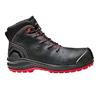 BASE, Be-Uniform Top, bota de seguridad, Classic Plus, color negro y rojo, S3 HRO CI HI SRC, talla 46
