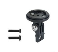 Base Ciclismo Plegable para Garmin Edge y para cámara Base Ciclismo | Ajuste multiángulo, horizontal/vertical, base para garmin incluida, para puerto para cámara acción, para fácil swap(Black)