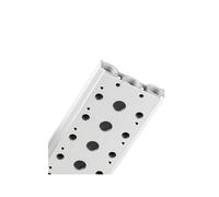 Base colector válvula solenoide Barra neumática 4V110/210/310 base electroválvula 100M/200M/300M/2-3-4-5-6-7 F(-6F,300M)