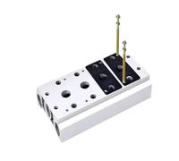 Base colector válvula solenoide Placa de bus 4V210 3.4. 5 .7 Electroválvula de 10 posiciones, base(4V400 2F)