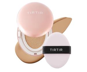 Base con esponja TIRTIR Mask Fit All Cover Pink | Alta cobertura, acabado mate aterciopelado, ligera, impecable, corrige enrojecimiento, esponja coreana (#27N Camel, tamaño completo