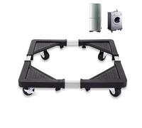 Base con Ruedas para Lavadora, Extensible 65 cm - 80 cm. Soporte para Mover Electrodomesticos y Muebles. Base Silenciosa para Secadora y Lavadora. Carga Máxima 138 Kg.