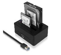 Ewent Estación de acoplamiento EW7014 HDD/SSD SATA 2.5"/3.5" USB 3.1