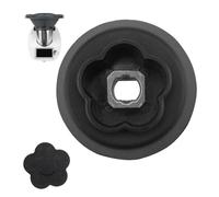 Base Cuchillas, Embrague Compatible para Monsieur Cuisine Connect y Smart, SKMS 1200 SKMC 1200, Pieza 5 Dientes, Guías de Acoplamiento de Engranajes con Flores 5 Ramas