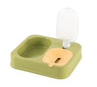 Base - Cuencos para perros y mascotas, dispensador automático de agua de alimentación lenta para cachorros, cuencos de comida para interiores para doble tamaño grande