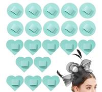 Base de accesorios para el cabello - Almohadillas de fieltro DIY de 2,36 pulgadas | Diadema creativa - Accesorios para el cabello hechos a mano de fieltro, 100 g, formas redondas de amor. Ofrecen una