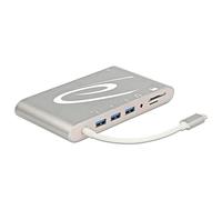 Base de acoplamiento Delock USB-C a múltiples puertos con HDMI y Ethernet