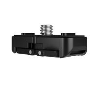 Base de adaptador rápido, conexión de cámara fabricada con precisión para 360 con orificio de tornillo extensible 1/4
