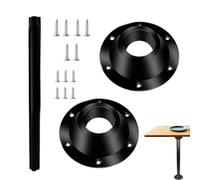 Base de aluminio con cremallera para mesa, montaje básico duradero y ligero con pata extraíble para interiores, soporte de mesa para remolques de autocaravanas, accesorios marinos