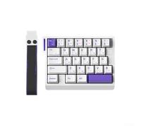 Base de aluminio USB C Hub, soporte 6 en 1 para portátil con carga rápida PD de 100 W, base de expansión ergonómica ajustable para lector de tarjetas SD/TF y puertos USB, plateado (blanco)