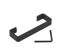 Base de Anclaje de para acero Negro para Cimientos de 4" Base | para ajuste para preciso, para acero negro, sin perforaciones, para fácil montaje, para postes de 4 pulgadas