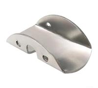 Base de anillo en D de acero inoxidable para buceo para aplicaciones de montaje lateral con agujero de cuerda para flexibilidad del aparejo (A)