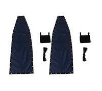 Base de asiento de repuesto para silla columpio colgante de 64 x 197 x 23 cm, compatible con material textileno, incluye cuerda y bolsa lateral para múltiples modelos de sillas (2 piezas con bolsillos